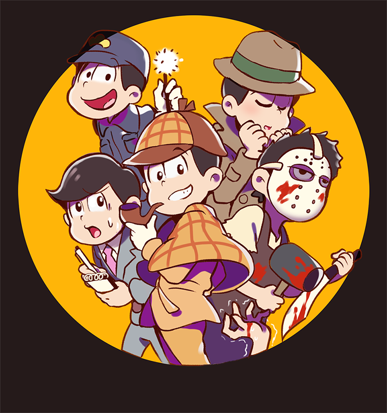 matsuno osomatsu, matsuno karamatsu, matsuno ichimatsu, matsuno jyushimatsu, matsuno choromatsu, and 1 more (osomatsu and 2 more) drawn by cheong_ha