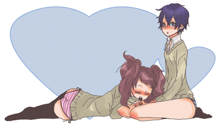 shirogane naoto and kujikawa rise (persona and 1 more) drawn by ten_(ch)