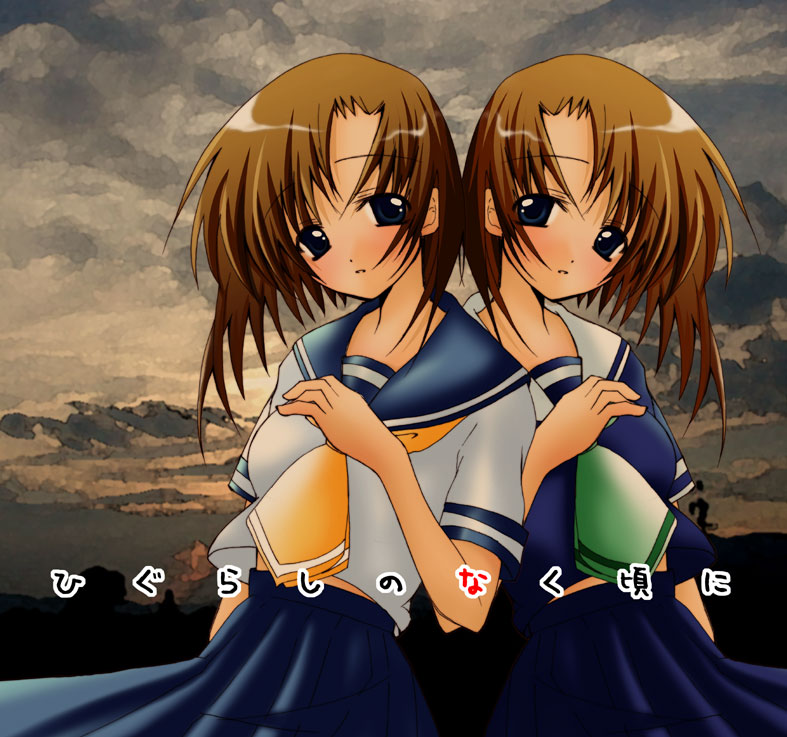 ryuuguu rena (higurashi no naku koro ni) drawn by sakamoto_yugi
