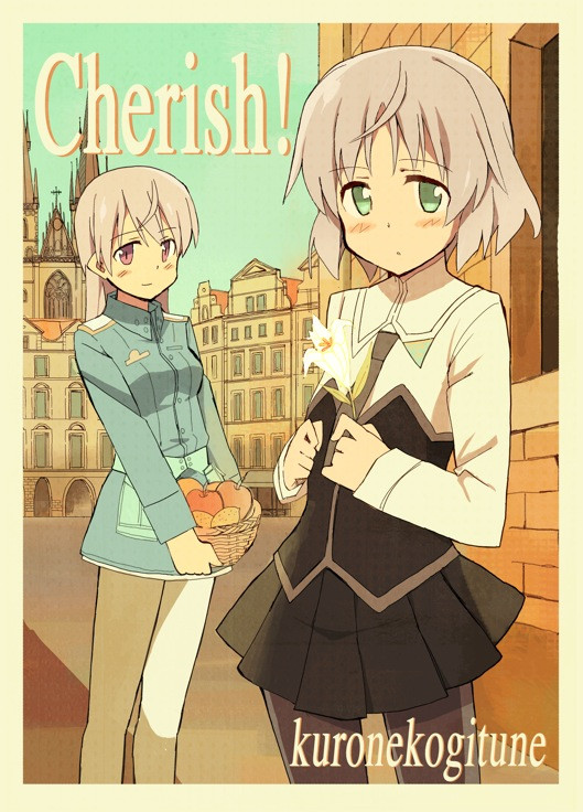 sanya v. litvyak and eila ilmatar juutilainen (world witches series and 1 more) drawn by glastonbury1966