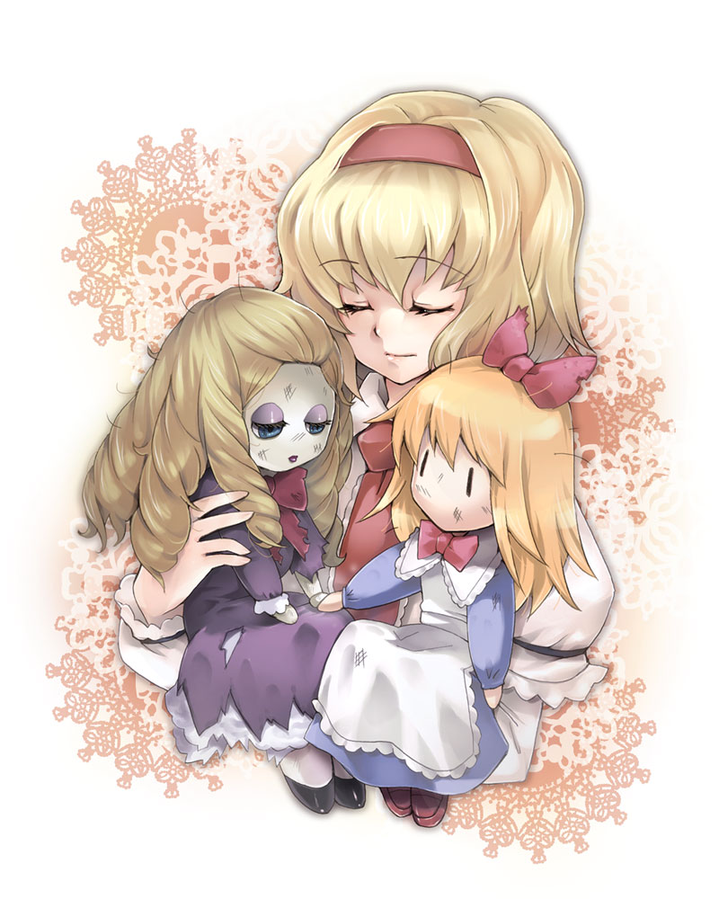 alice margatroid and shanghai doll (touhou and 1 more) drawn by yukitsuki_hisa