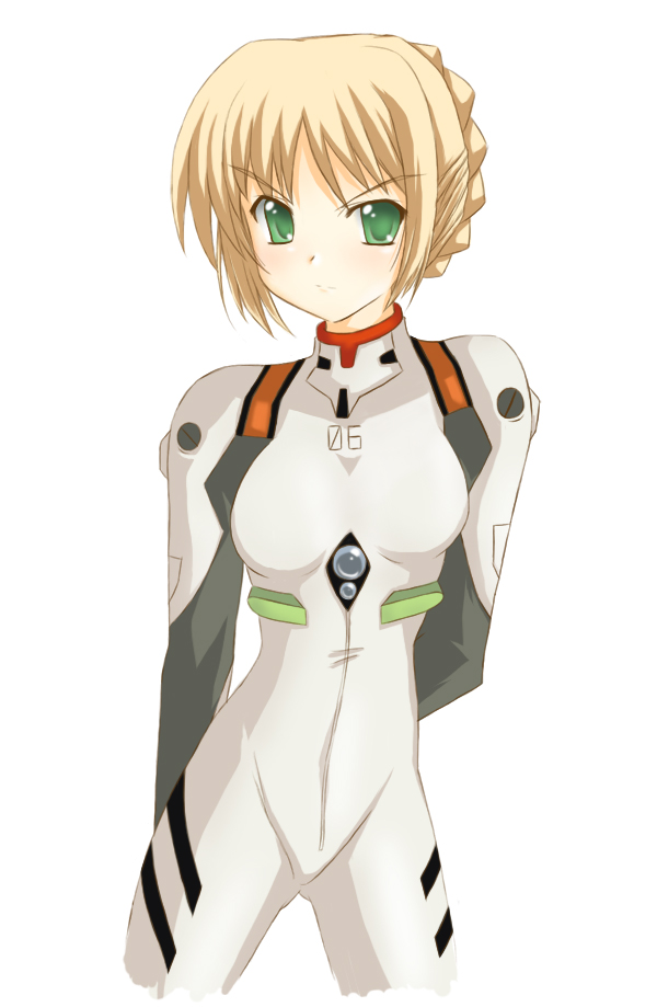 artoria pendragon, saber, and ayanami rei (fate and 2 more)