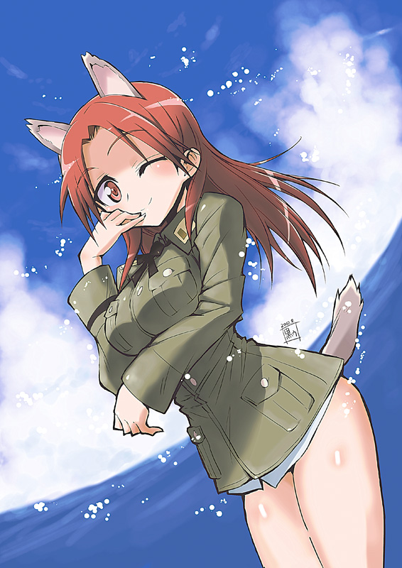 minna-dietlinde wilcke (world witches series and 1 more) drawn by kuropan_(crow_panther)