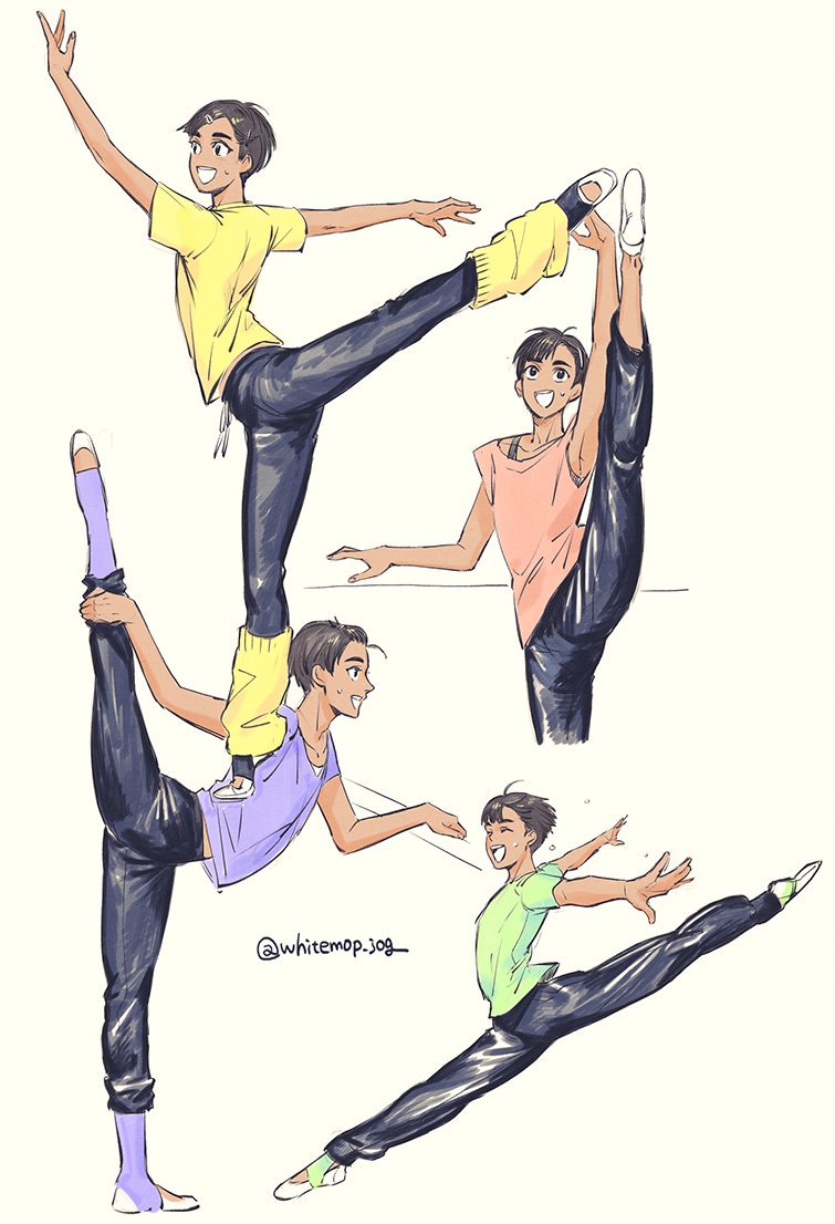 phichit chulanont (yuri!!! on ice) drawn by whitemop_jog