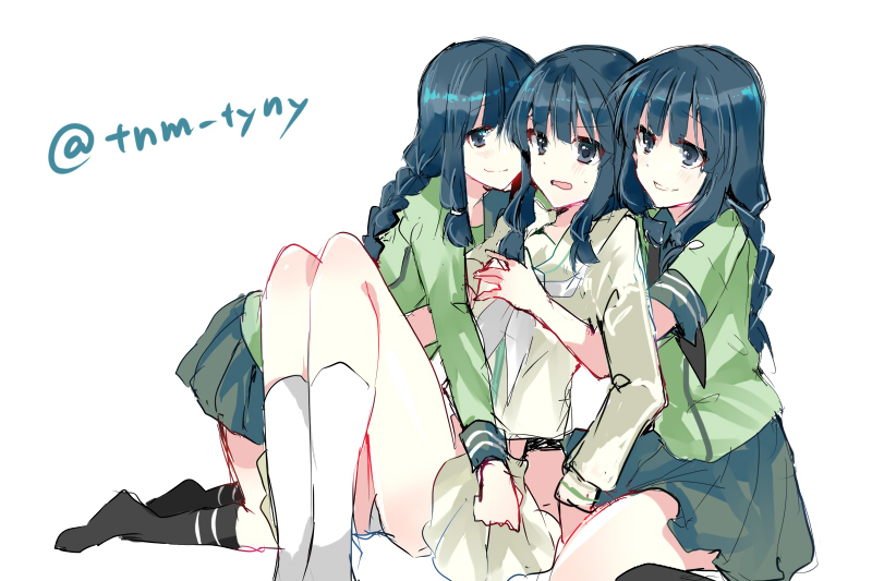 kitakami and kitakami kai ni (kantai collection) drawn by ikeuchi_tanuma