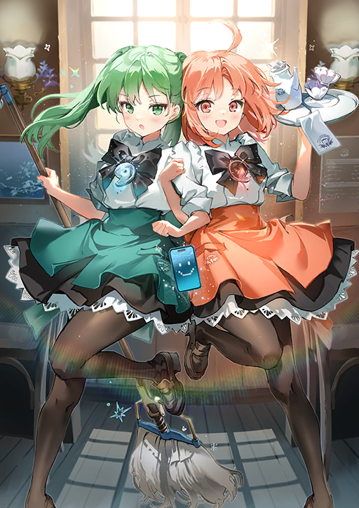 katsuragi chikagi and hibino hibiki (fate and 1 more) drawn by anmi