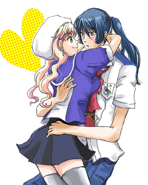 sheryl nome and saotome alto (macross and 1 more) drawn by miyabi_h46
