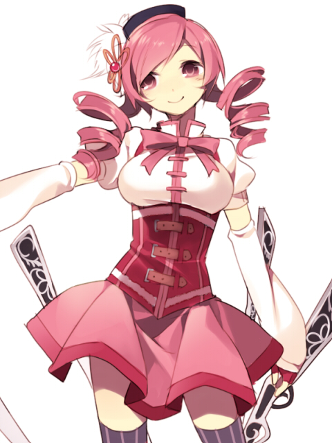 tomoe mami (mahou shoujo madoka magica) drawn by hijiri_(resetter)