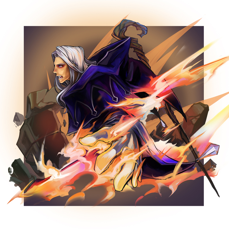 wizard (dragon's crown) drawn by todee