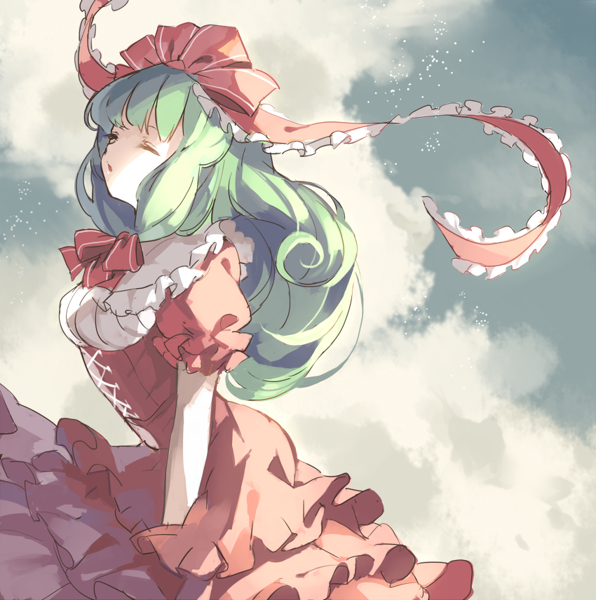 kagiyama hina (touhou) drawn by reeh_(yukuri130) and scy