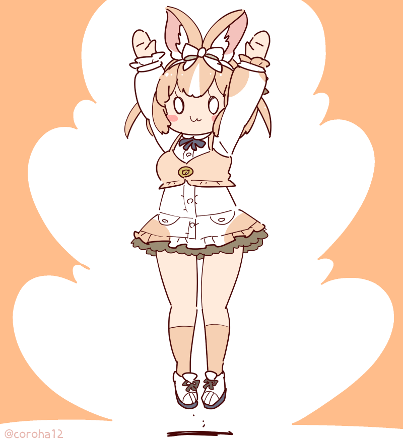 domestic rabbit (kemono friends) drawn by coroha