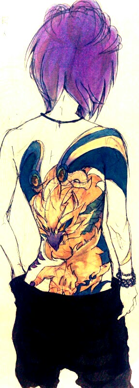 hayabusa hideki and choujin falco (inazuma eleven and 1 more) drawn by shikuyoro01
