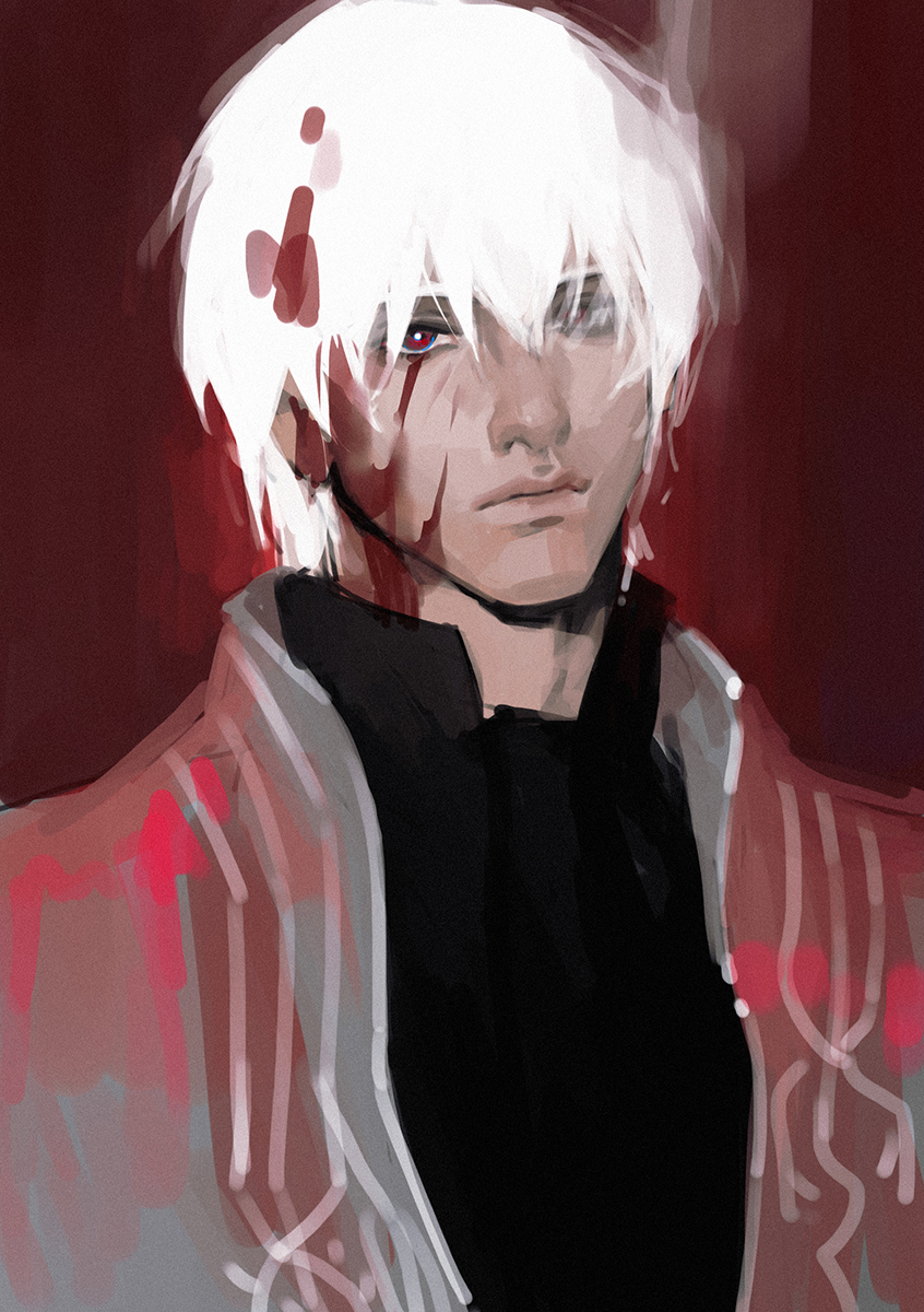 vergil (devil may cry and 1 more) drawn by evanolge