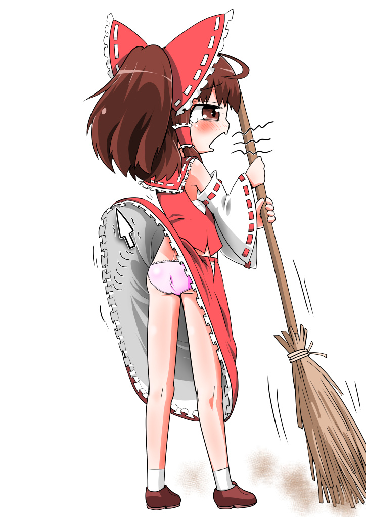 hakurei reimu (touhou) drawn by kawara_hajime