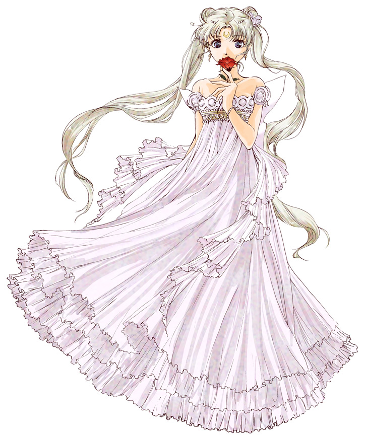 tsukino usagi and princess serenity (bishoujo senshi sailor moon) drawn by violetcoral