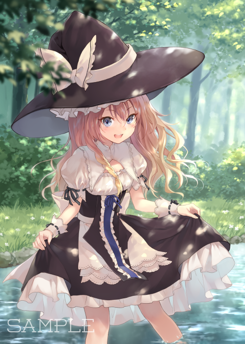 kirisame marisa (touhou and 1 more) drawn by fukahire_(ruinon)