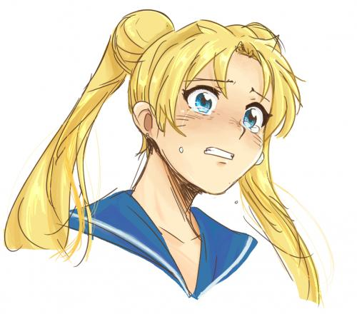 tsukino usagi (bishoujo senshi sailor moon) drawn by tsubobot