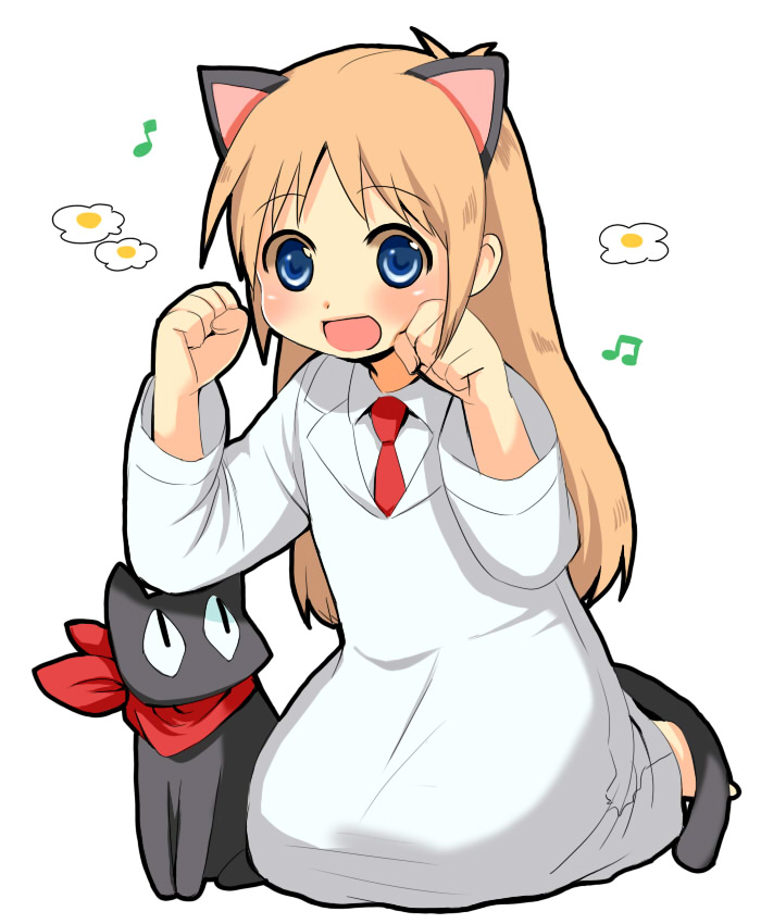 professor shinonome and sakamoto (nichijou) drawn by chiroru