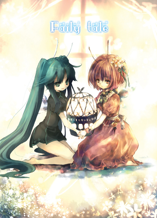 hatsune miku (vocaloid) drawn by komeko_meko_(mecolate) and onineko