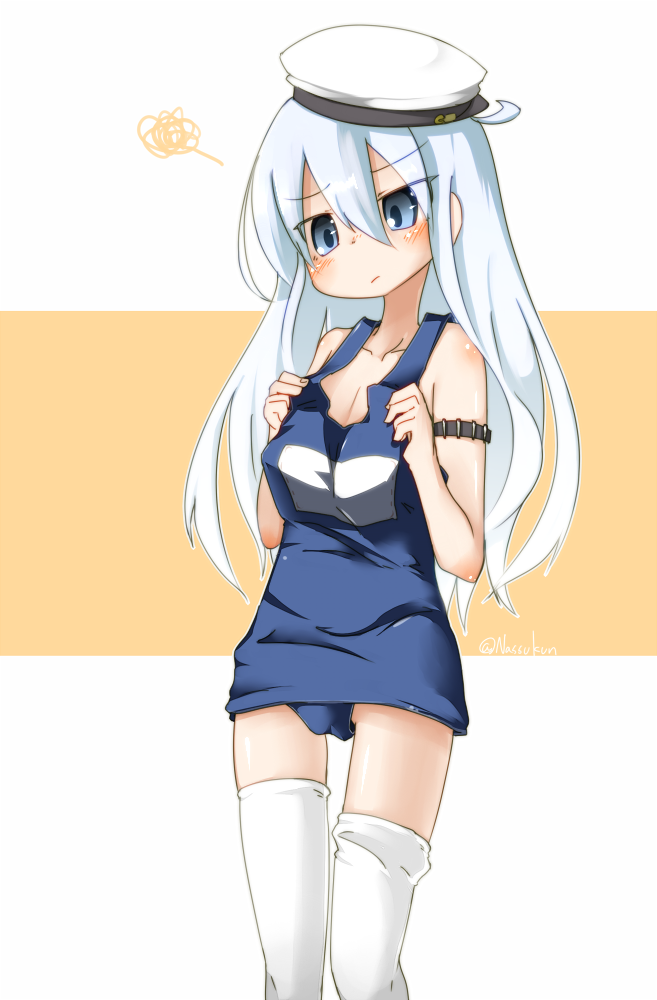 hibiki and i-8 (kantai collection) drawn by nassukun