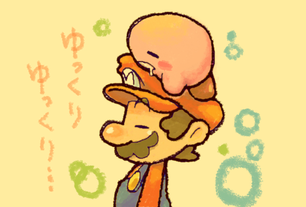 kirby and mario (mario and 1 more) drawn by naco24