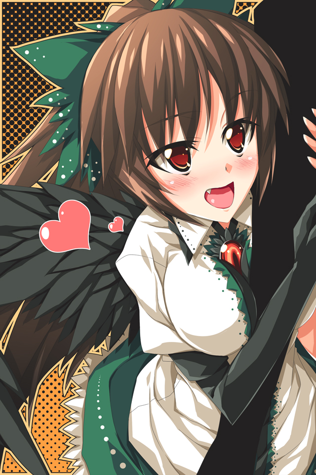reiuji utsuho (touhou) drawn by nu_(plastic_eraser)