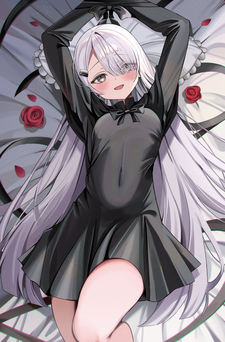 noir (indie virtual youtuber and 1 more) drawn by mu46016419