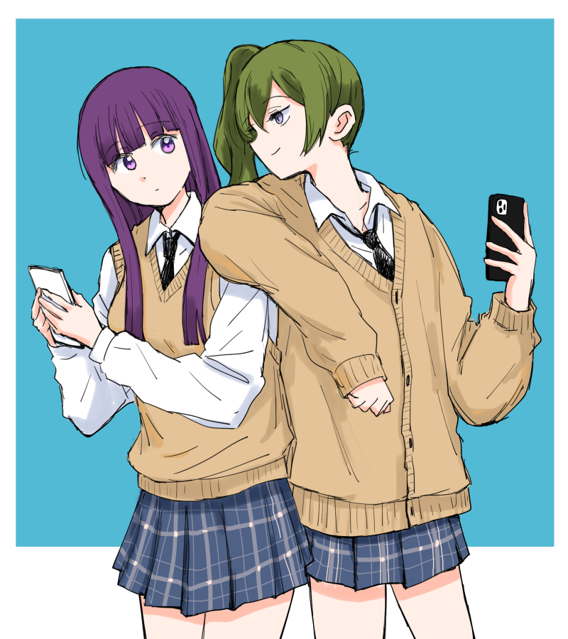 fern and ubel (sousou no frieren) drawn by mutsu_(layergreen)