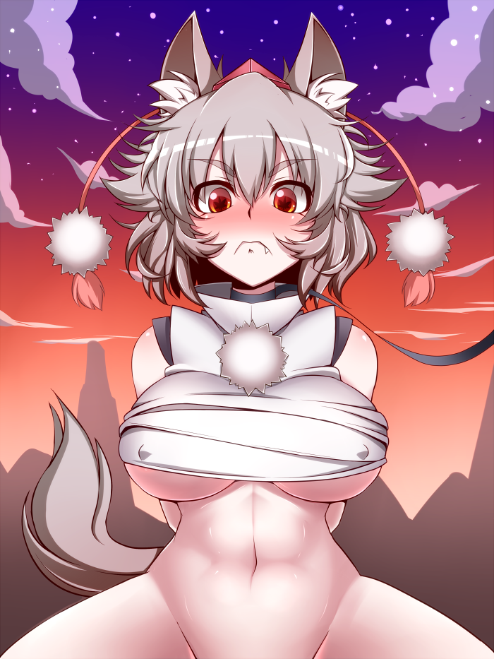 inubashiri momiji (touhou) drawn by rinmei