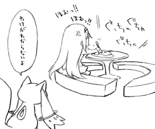 akemi homura and kyubey (mahou shoujo madoka magica) drawn by yamarisu_(ymrs)