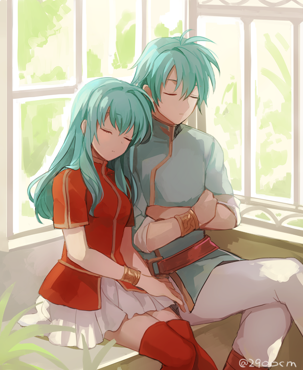 eirika and ephraim (fire emblem and 2 more) drawn by nana_(nanalog76)