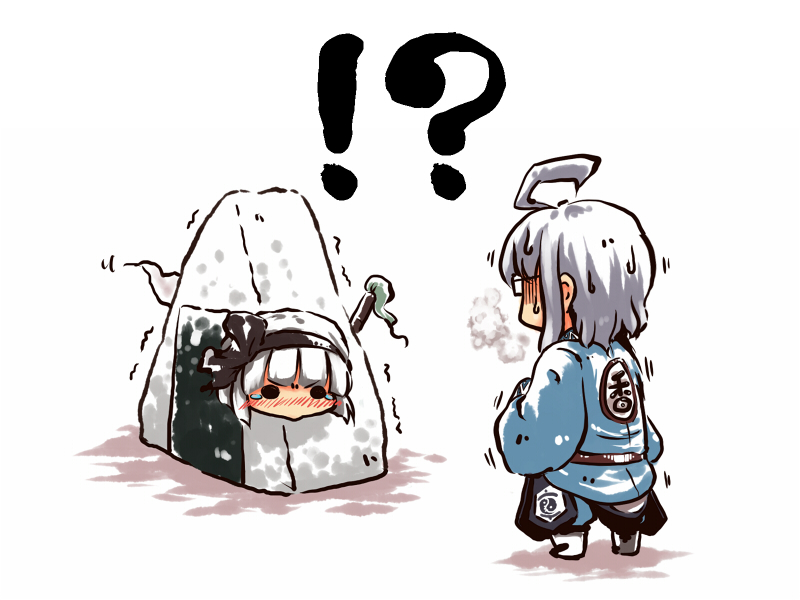 konpaku youmu and morichika rinnosuke (touhou and 1 more) drawn by okome_(kome_kuma)