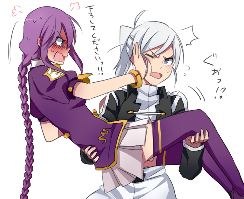 sion eltnam, sion eltnam atlasia, and riesbyfe stridberg (tsukihime and 1 more) drawn by 6_(yuchae)