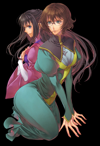 marina ismail and shirin bakhtiar (gundam and 1 more) drawn by matsuo