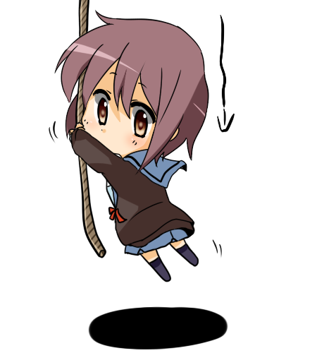 nagato yuki (suzumiya haruhi no yuuutsu and 1 more) drawn by 6_(yuchae)