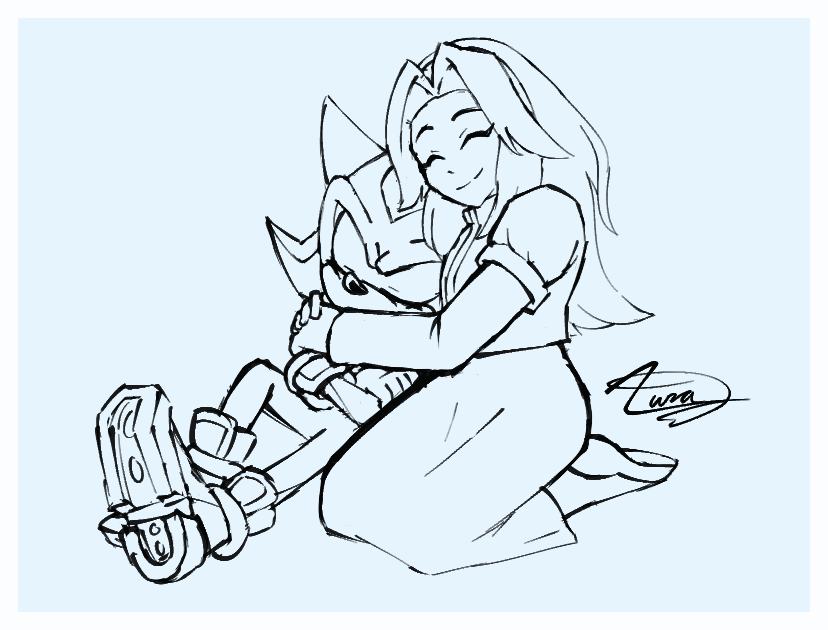 shadow the hedgehog and maria robotnik (sonic) drawn by kththeartist