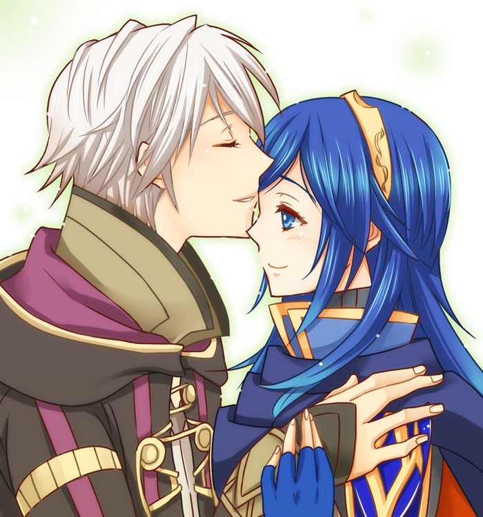 lucina and male robin (fire emblem and 1 more) drawn by sawako68