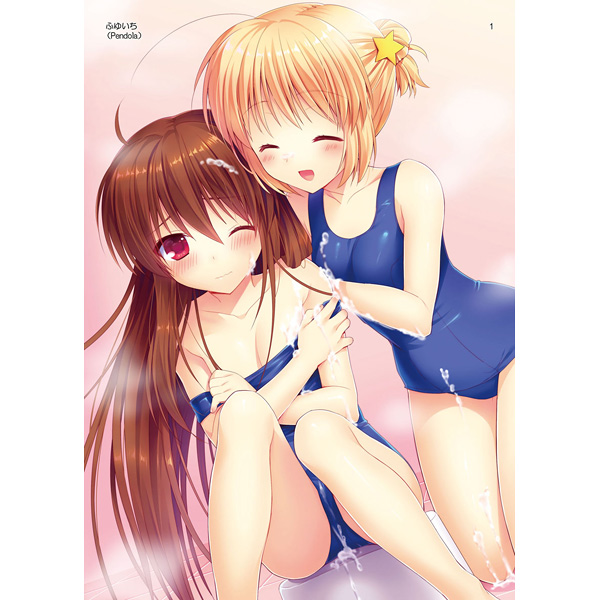natsume rin and kamikita komari (little busters!) drawn by fuyuichi