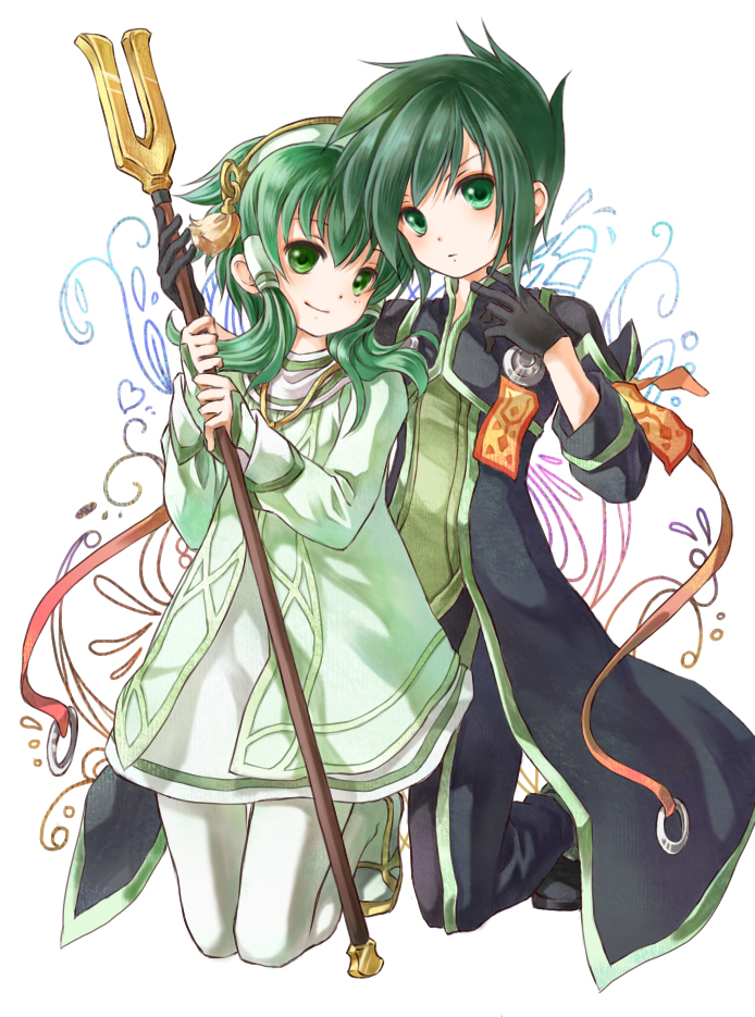 ion and sync (tales of and 1 more) drawn by rick_(milklion)