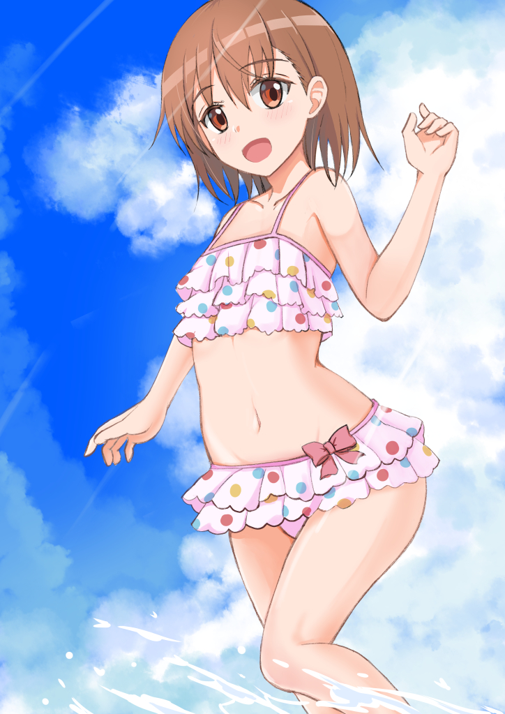 misaka mikoto (toaru majutsu no index and 1 more) drawn by 3535mb