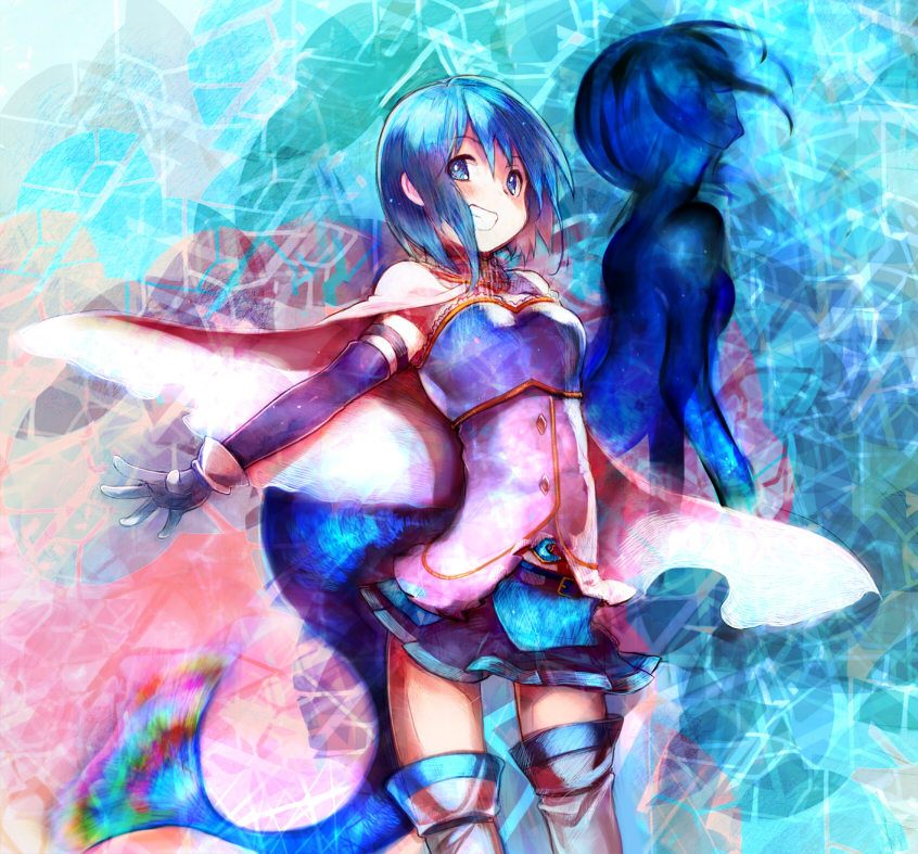 miki sayaka and oktavia von seckendorff (mahou shoujo madoka magica) drawn by misada