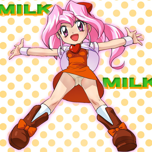 milk (chou hatsumei boy kanipan) drawn by haruyama_kazunori