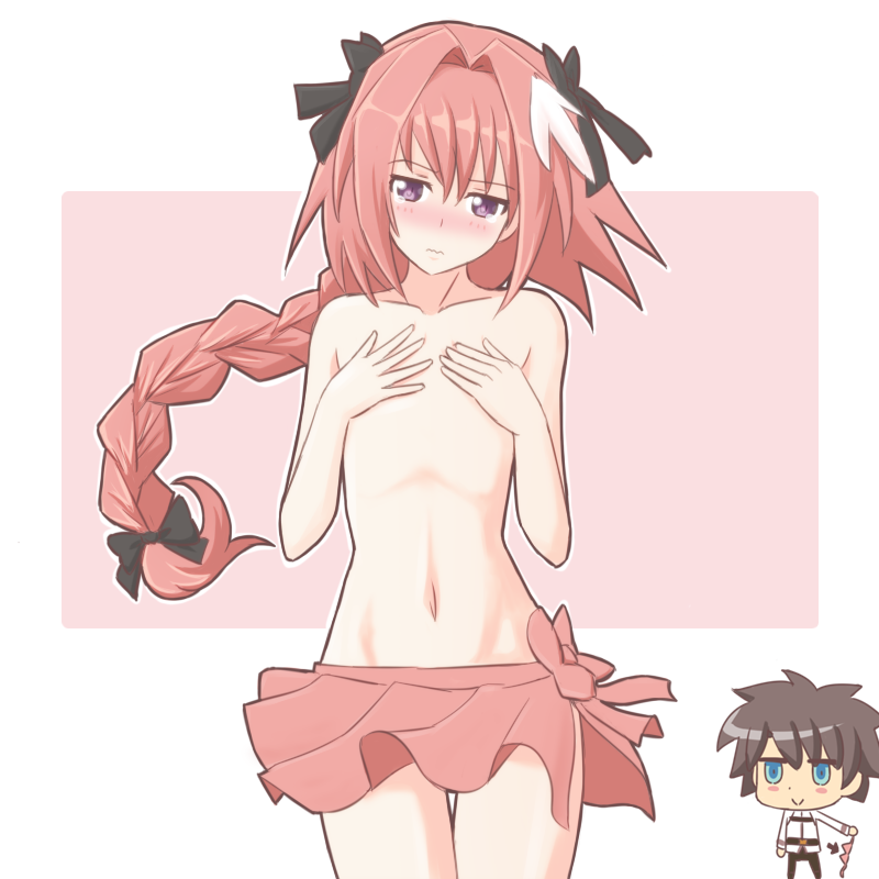 fujimaru ritsuka and astolfo (fate and 2 more) drawn by atair