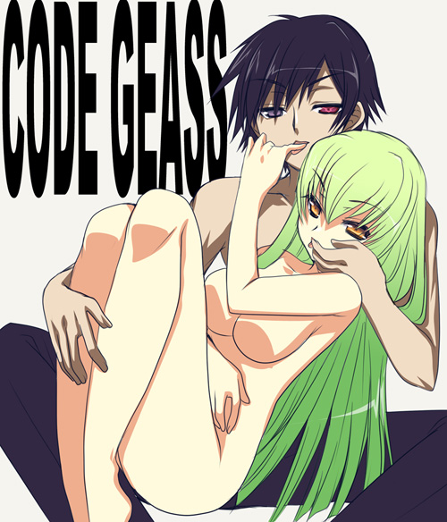c.c. and lelouch vi britannia (code geass) drawn by tajima_yoshikazu
