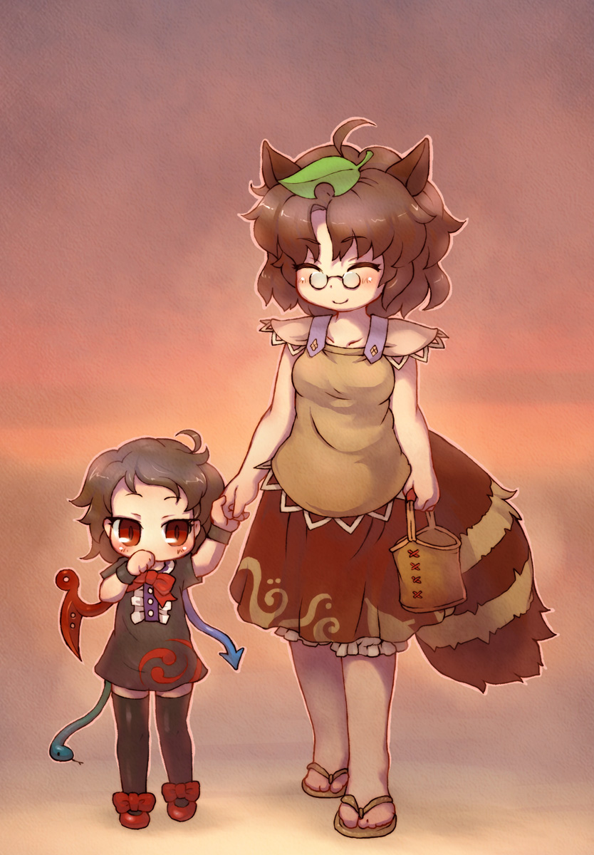 houjuu nue and futatsuiwa mamizou (touhou) drawn by sankuma