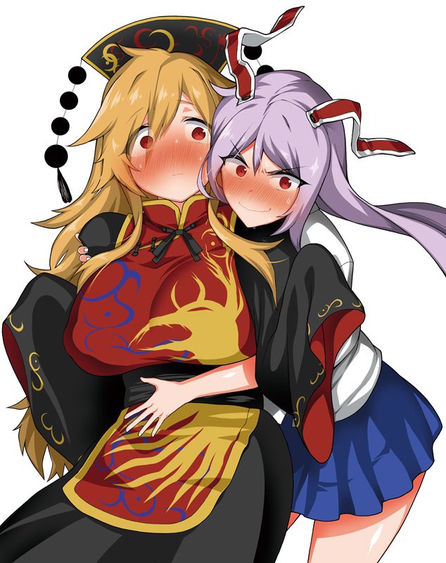 reisen udongein inaba and junko (touhou) drawn by fuantei