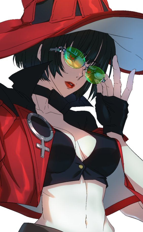 i-no (guilty gear and 1 more) drawn by hitsuji_kusa
