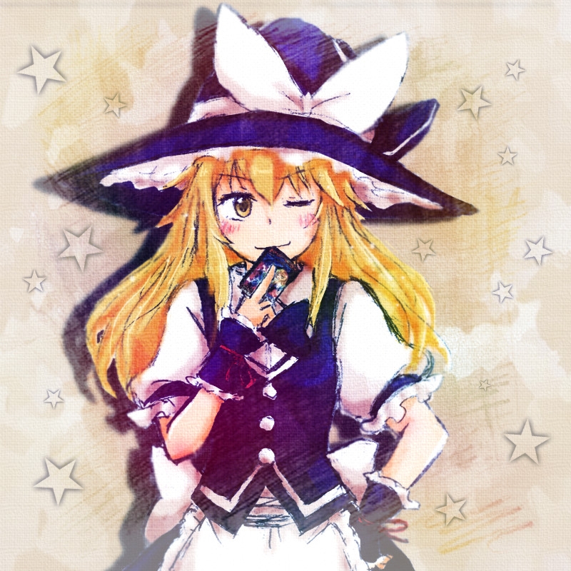 Kirisame Marisa Touhou Drawn By Hiroya Masaharu Danbooru