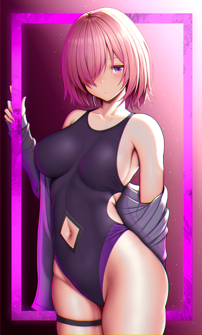 mash kyrielight (fate and 1 more) drawn by zukky