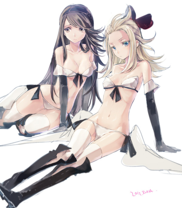 edea lee and agnes oblige (bravely default and 1 more) drawn by miyuki_ruria